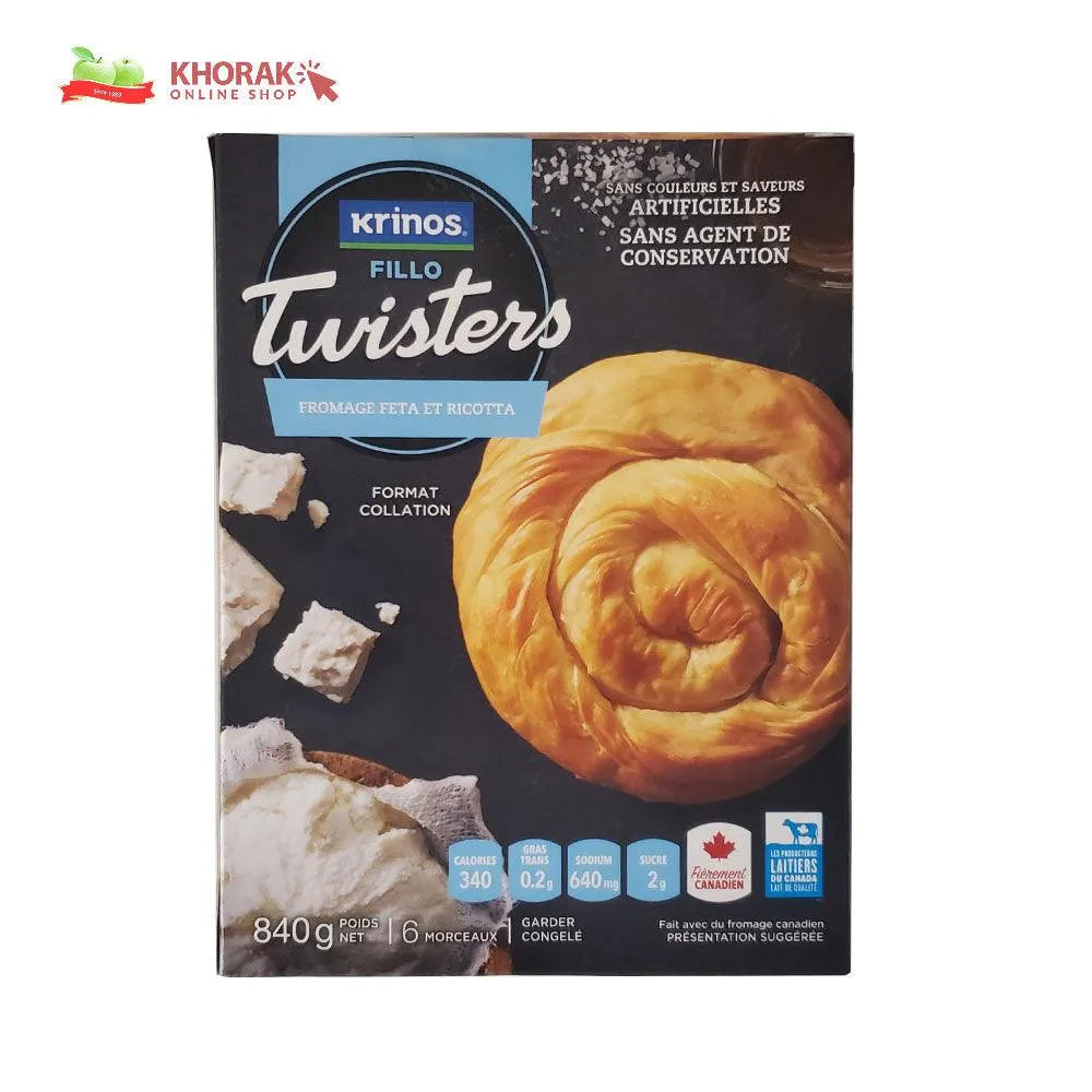 Krinos Fillo Twisters Spinach and Feta Cheese 840 g Khorak Supermarket