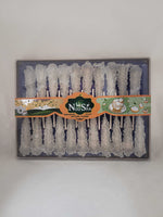 Nousha white rock candy with stick 400gr