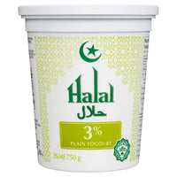 Halal 3% Plain Yogurt