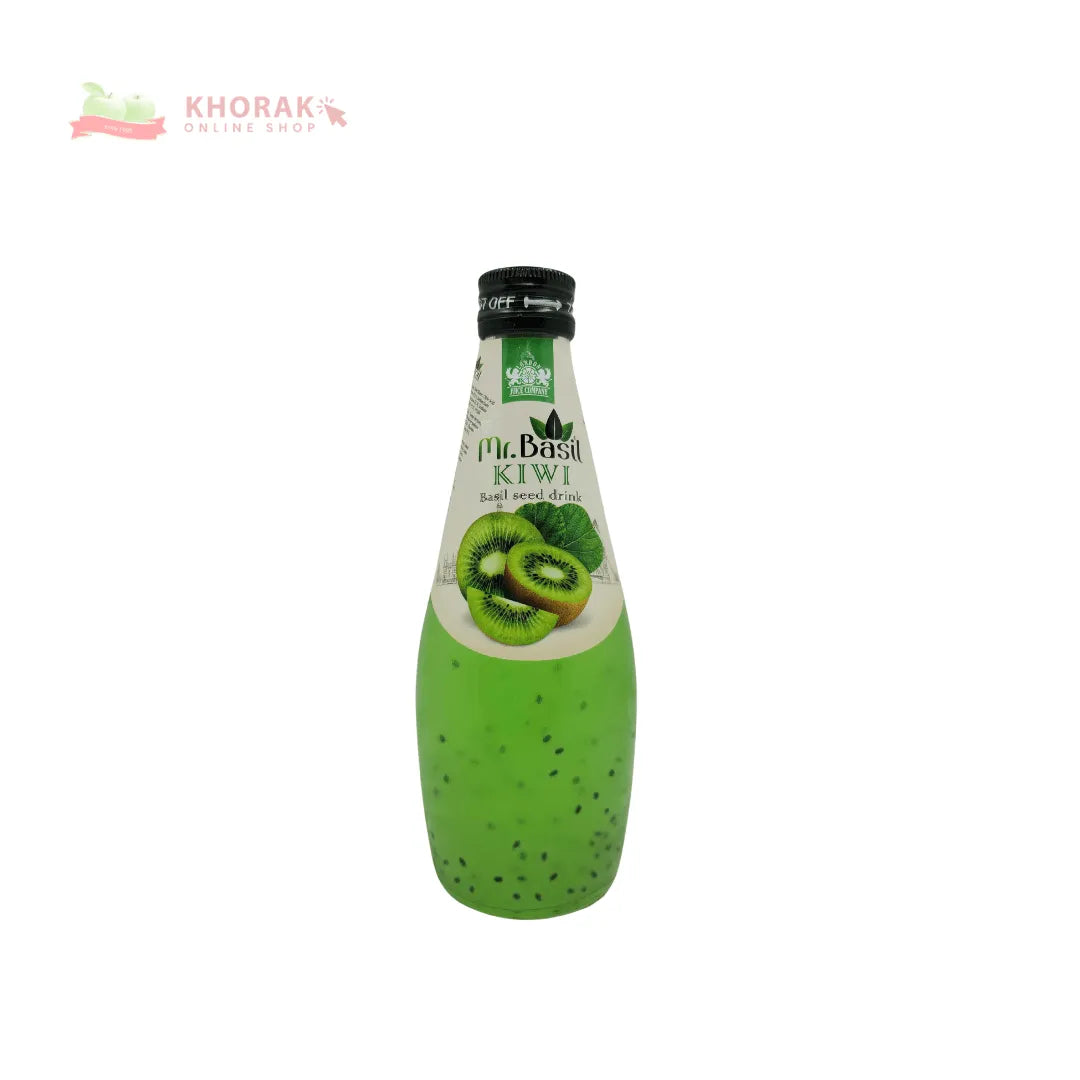 Mr basil kiwi basil seed drink 290 ml Khorak Supermarket