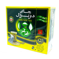 چای کیسه‌ای سبز دوغزال (بسته 100 تایی)