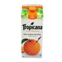 Tropicana 100% Pure Orange Juice No Pulp 1.89 L