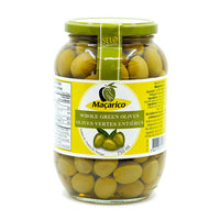 Macarico Whole Green Olive 750 ml