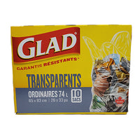 کیسه زباله شفاف  Glad (10 عدد)