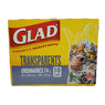 Glad Clear Garbage bags 10 PCs