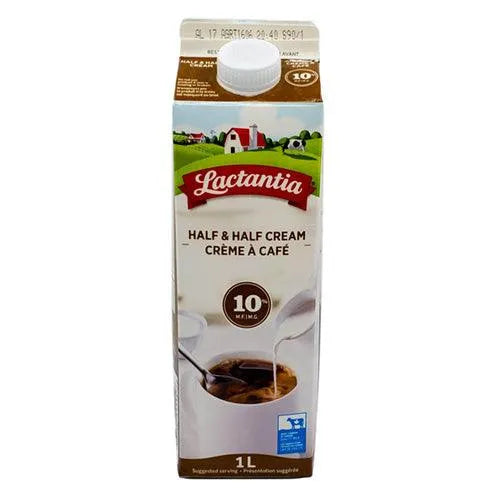 Lactantia Half & Half Cream (10) 1 L