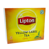 Lipton Yellow Lable (100 PCs - Tea Bag)