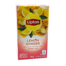 چای کیسه‌ای لیمو زنجبیل لیپتون (بسته 20 تایی)