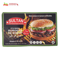 Sultan Beef Burgers 800 g