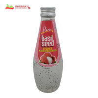 Pure basil seed lychee with real fruit juice 290 ml