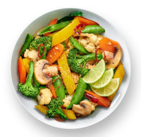 Extra tray of steamed and grilled  sautéed vegetables
